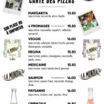 Carte des Pizzas 2026